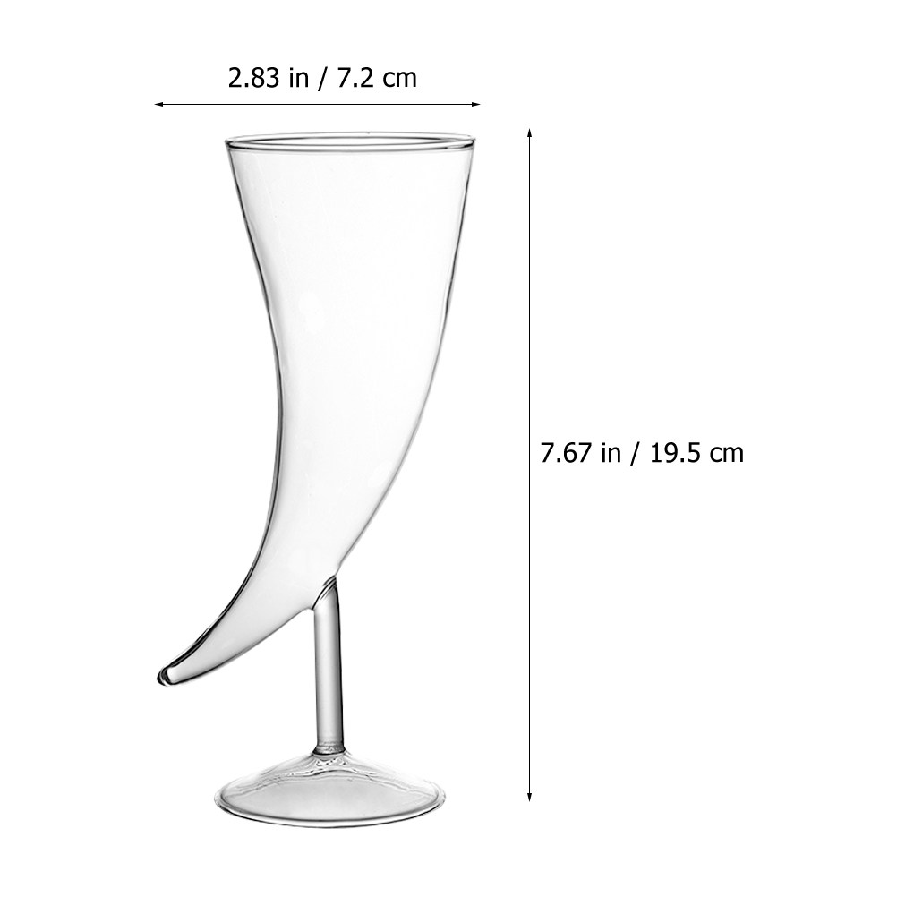 2Pcs Ox Horn Cocktail Glass Se - Home Bar Set 评论和价格