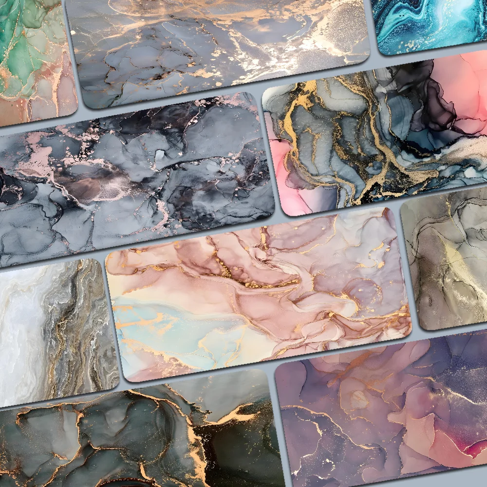 Large Fashion Marble Mouse Pad - Bar Mat Rubber 评论和价格